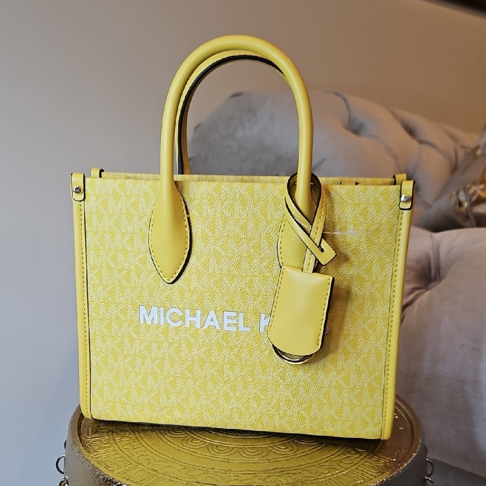 Michael Kors Mirella Small Signature Logo Crossbody Bag - Picture 2 of 10